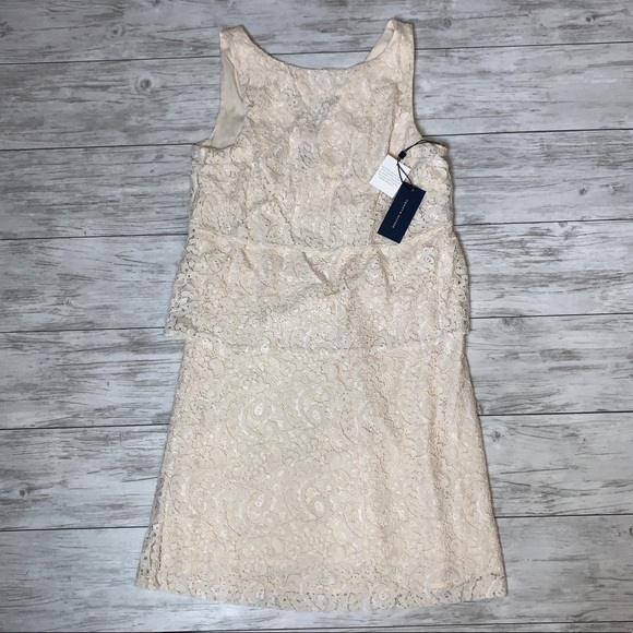 Tommy Hilfiger Dresses & Skirts - Tommy Hilfiger Cream Lace Dress Size 6 NWT